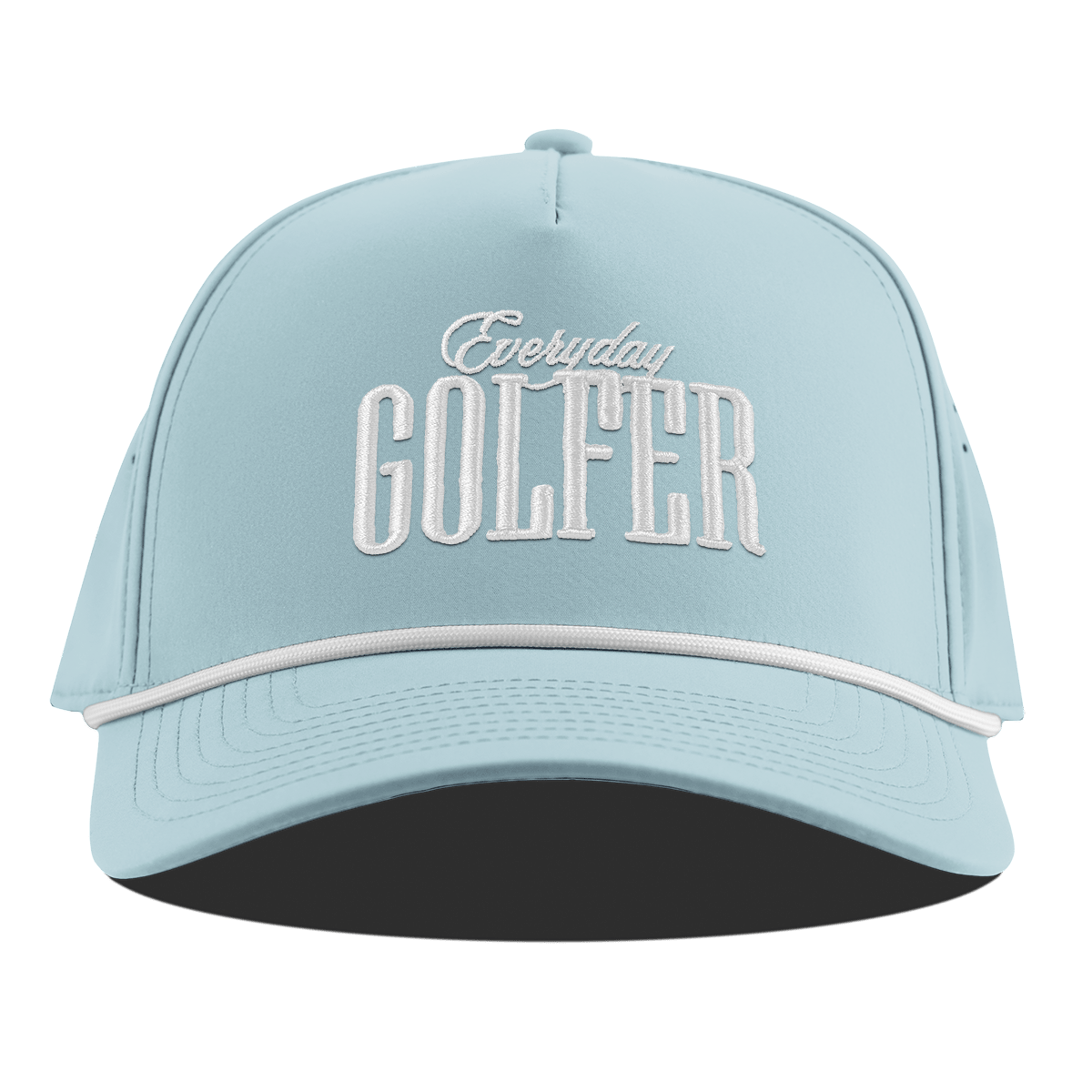 Everyday Golfer Curved 5 Panel Rope Sky Blue