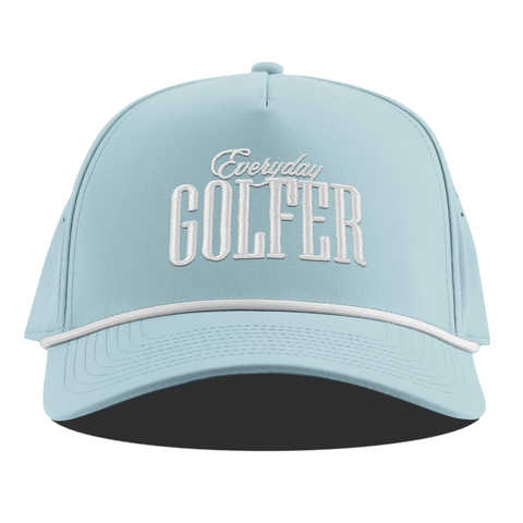 Everyday Golfer Curved 5 Panel Rope Sky Blue