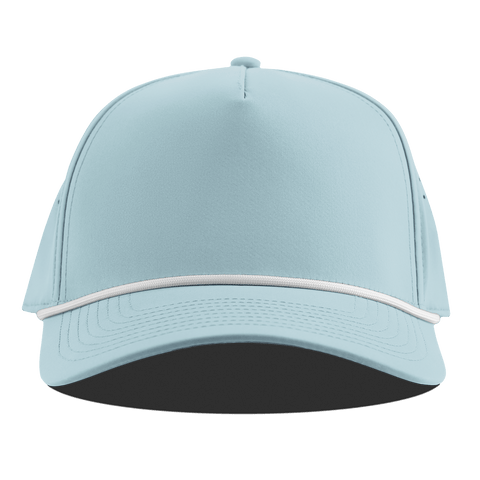 Bare Curved 5 Panel Rope Sky Blue Front