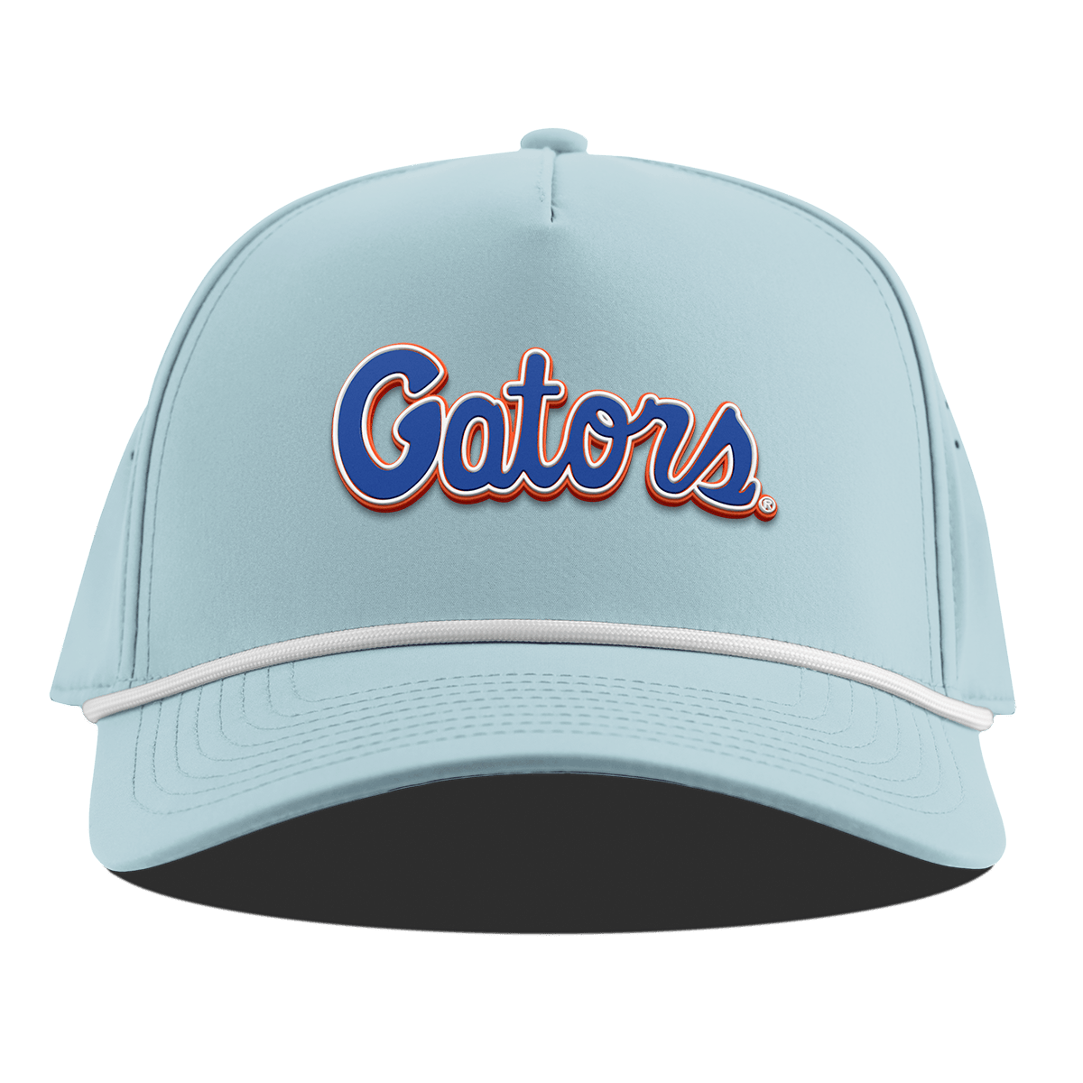 University of Florida "Gator Script" Curved 5 Panel Rope Sky Blue