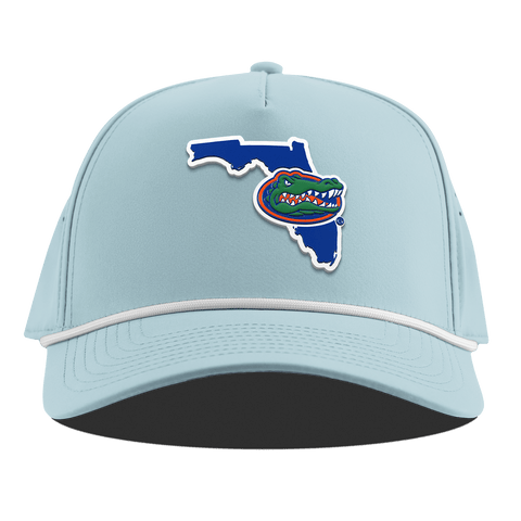 University of Florida "Gator State" Curved 5 Panel Rope Sky Blue