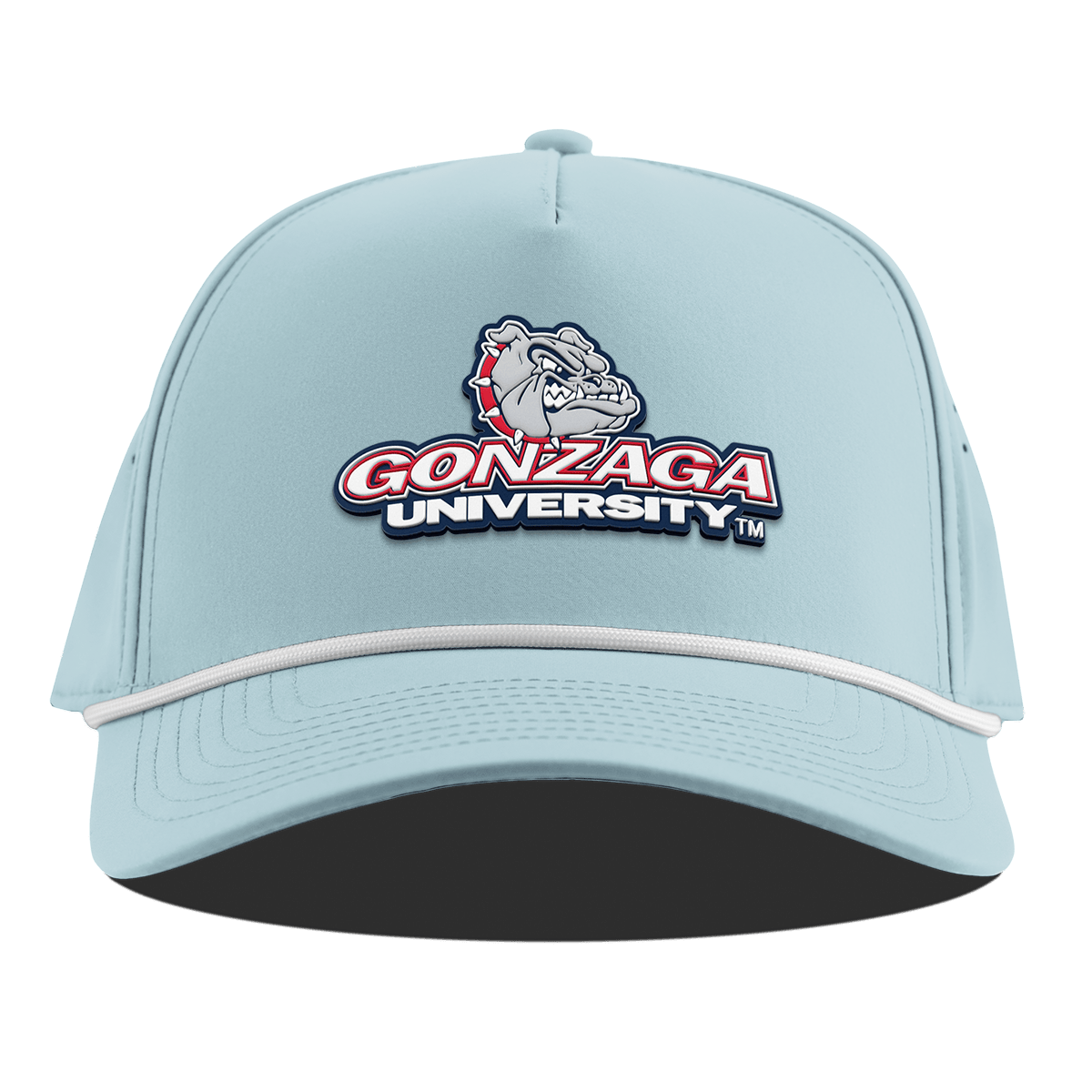 Gonzaga University "Gonzaga Team Logo" Curved 5 Panel Rope Sky Blue