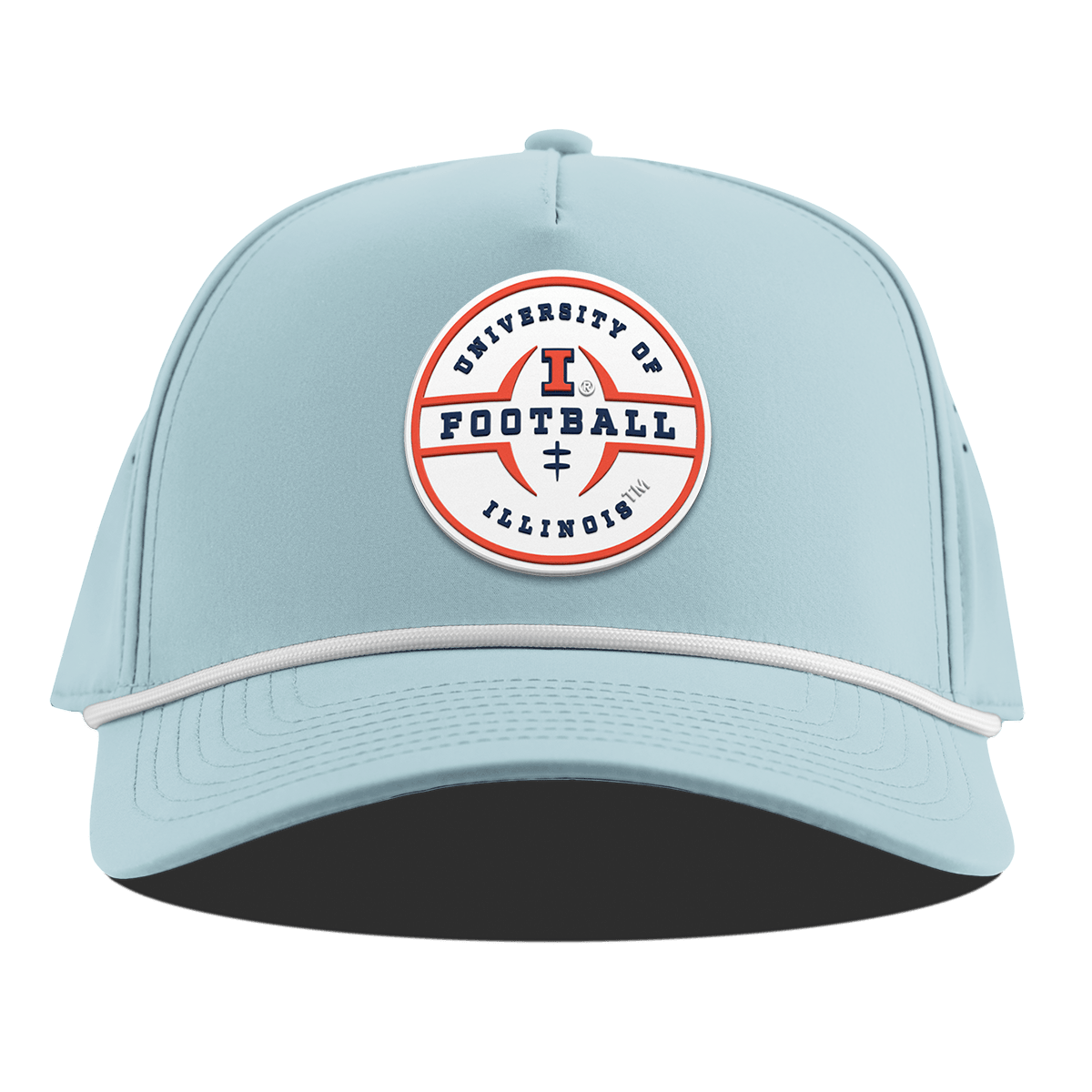 University of Illinois "Illinois Football Legacy" Curved 5 Panel Rope Sky Blue