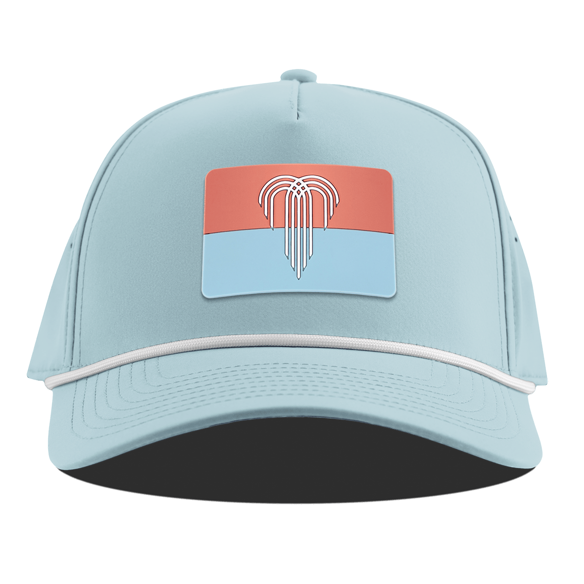 Kansas City Flag Curved 5 Panel Rope Sky Blue