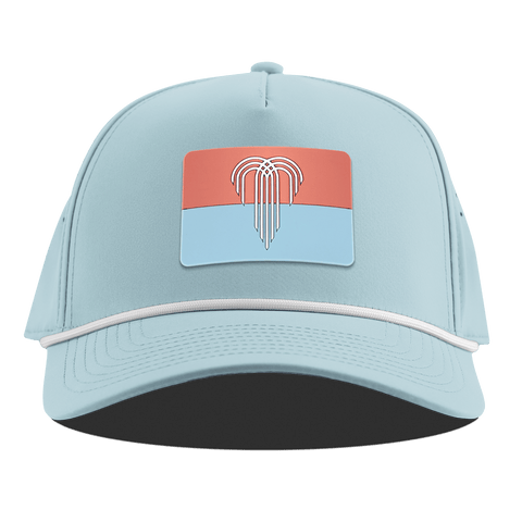 Kansas City Flag Curved 5 Panel Rope Sky Blue