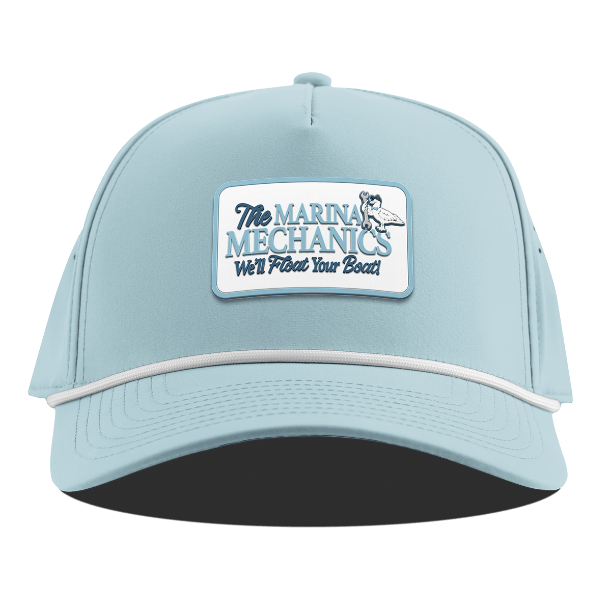 Marina Mechanics Curved 5 Panel Rope Sky Blue