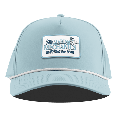 Marina Mechanics Curved 5 Panel Rope Sky Blue