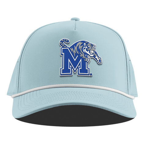 University of Memphis "Memphis Team Logo" Curved 5 Panel Rope Sky Blue