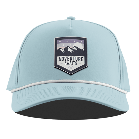 Moonlight Adventure Curved 5 Panel Rope Sky Blue