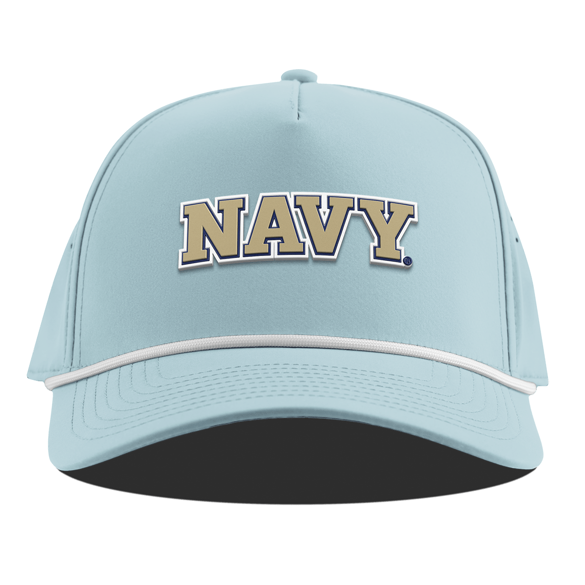 United States Naval Academy "Naval Academy Block" Curved 5 Panel Rope Sky Blue