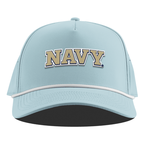 United States Naval Academy "Naval Academy Block" Curved 5 Panel Rope Sky Blue