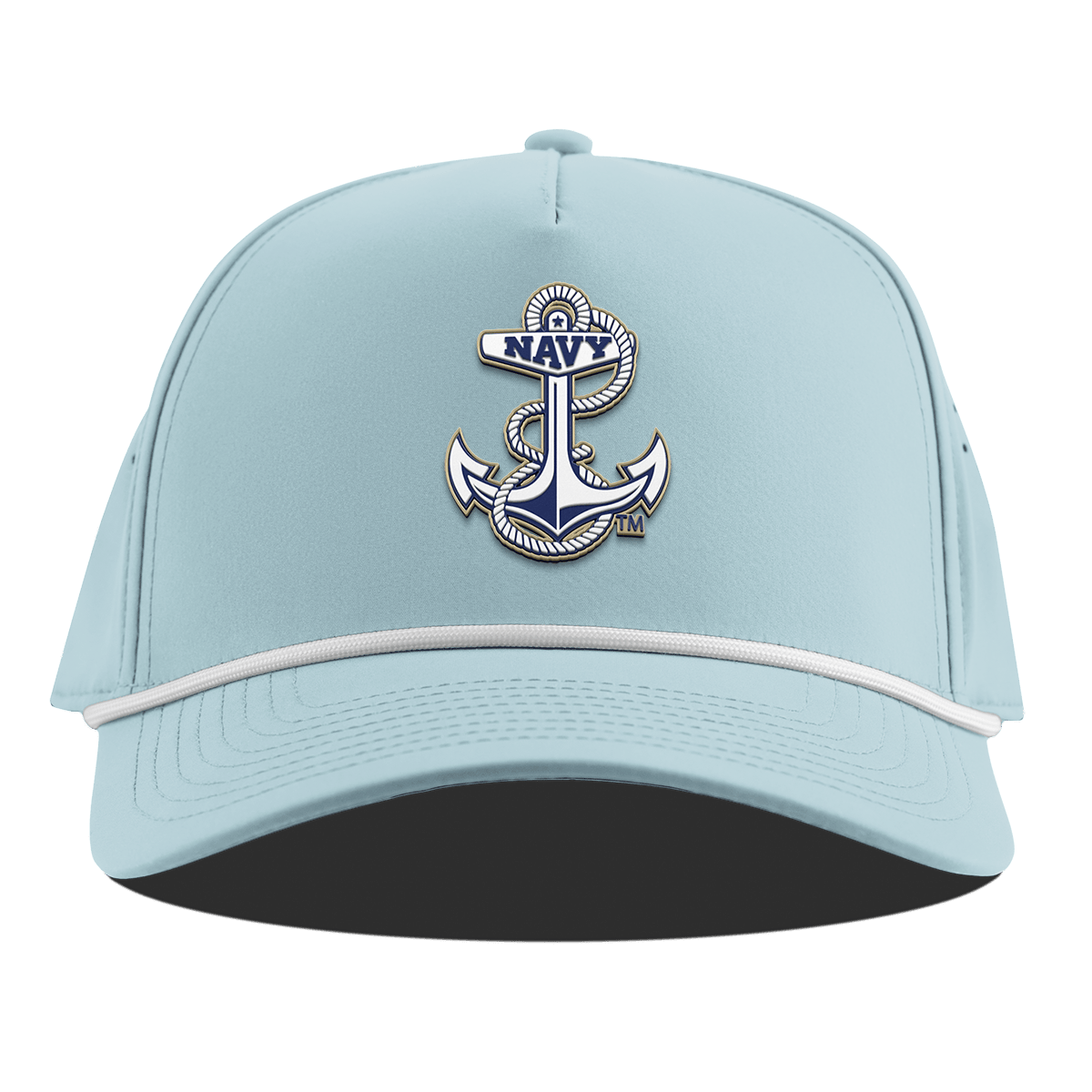 United States Naval Academy "Naval Academy Midshipman" Curved 5 Panel Rope Sky Blue