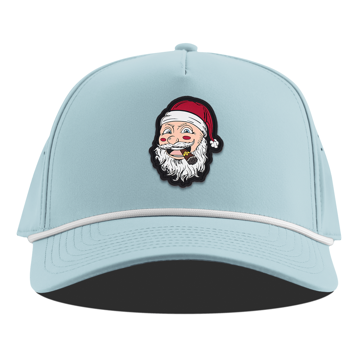 Santa PVC Curved 5 Panel Rope Sky Blue