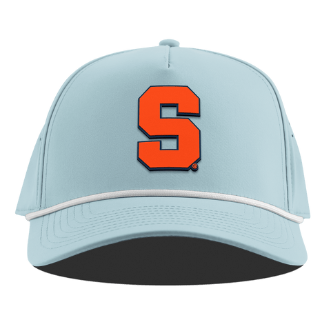 Syracuse University "Syracuse Orange Block" Curved 5 Panel Rope Sky Blue