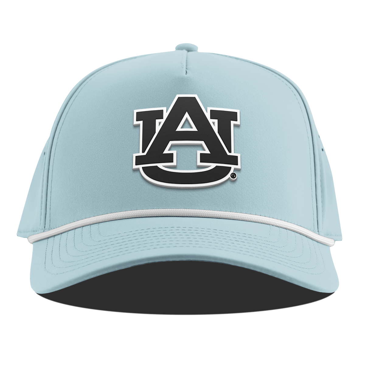 Auburn University "Vintage Auburn Team Logo" Curved 5 Panel Rope Sky Blue