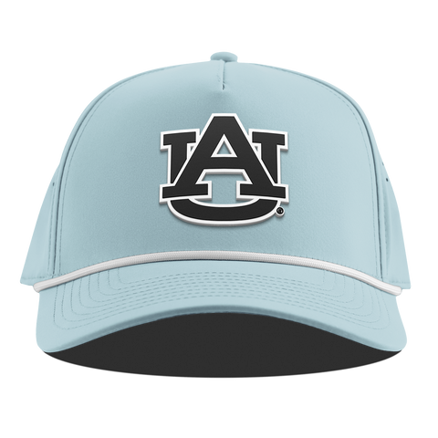 Auburn University "Vintage Auburn Team Logo" Curved 5 Panel Rope Sky Blue