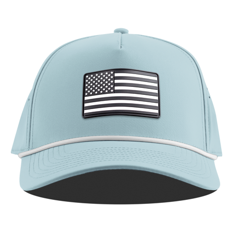 Vintage Old Glory Curved 5 Panel Rope Sky Blue
