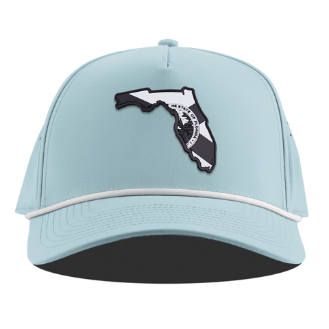 Florida Vintage Curved 5 Panel Rope Sky Blue