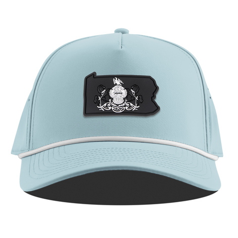 Pennsylvania Vintage Curved 5 Panel Rope Sky Blue