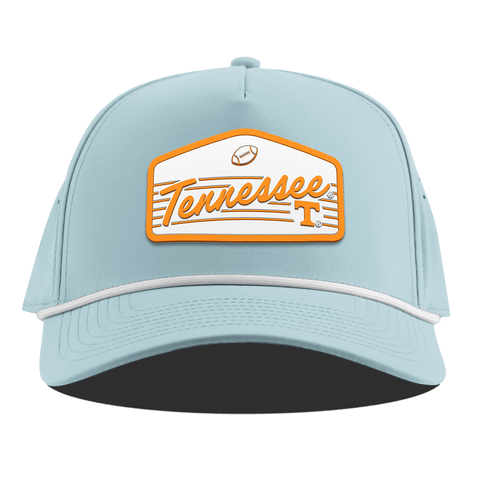 University of Tennessee "Volunteers Football" Curved 5 Panel Rope Sky Blue