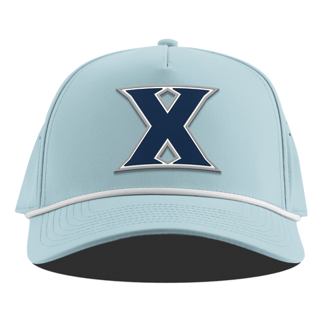 Xavier University "Xavier Block" Curved 5 Panel Rope Sky Blue