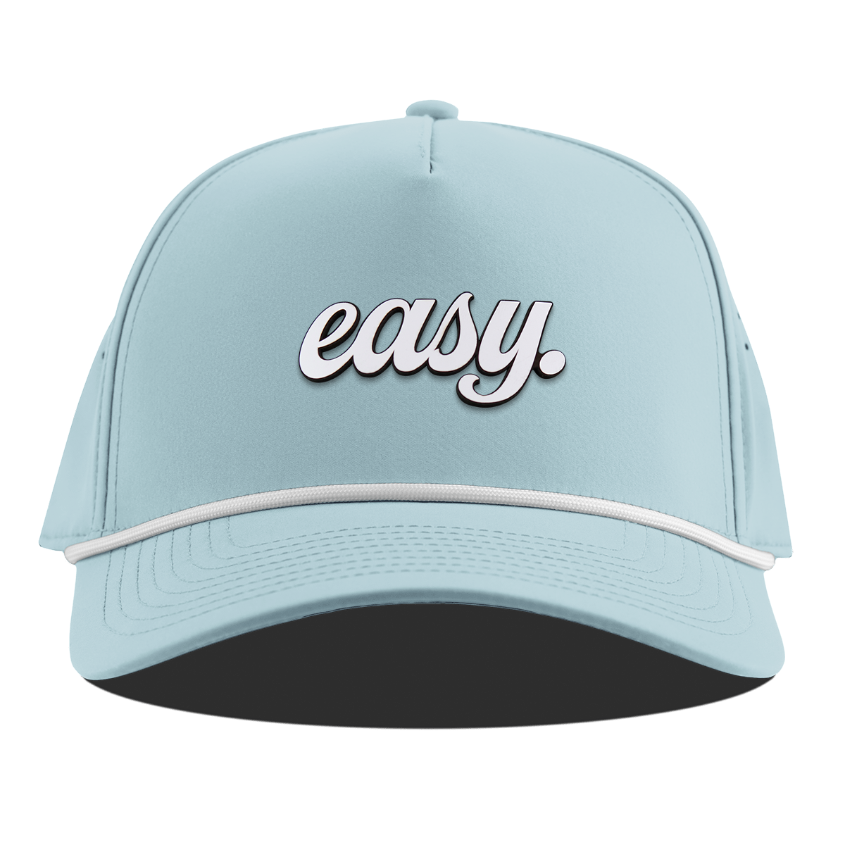 Easy Script Curved 5 Panel Rope Sky Blue