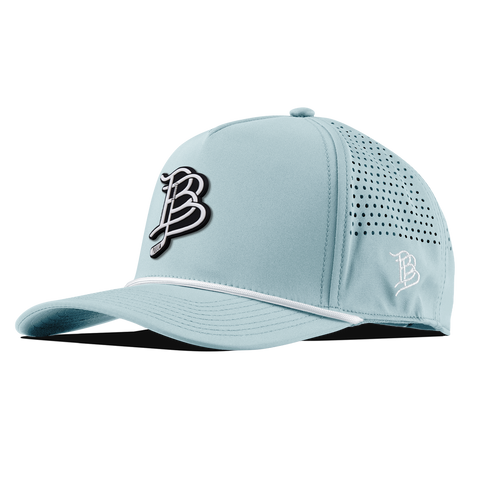 BB Hockey Cutout PVC Curved 5 Panel Rope Sky Blue