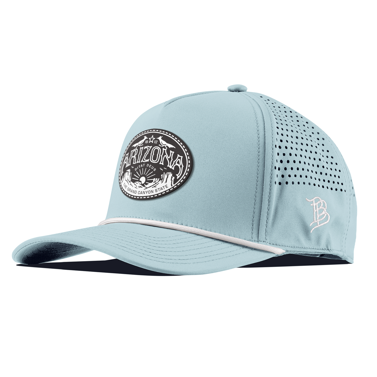 Arizona Traveler Curved 5 Panel Rope Sky Blue