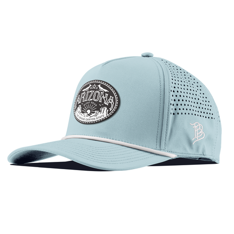 Arizona Traveler Curved 5 Panel Rope Sky Blue