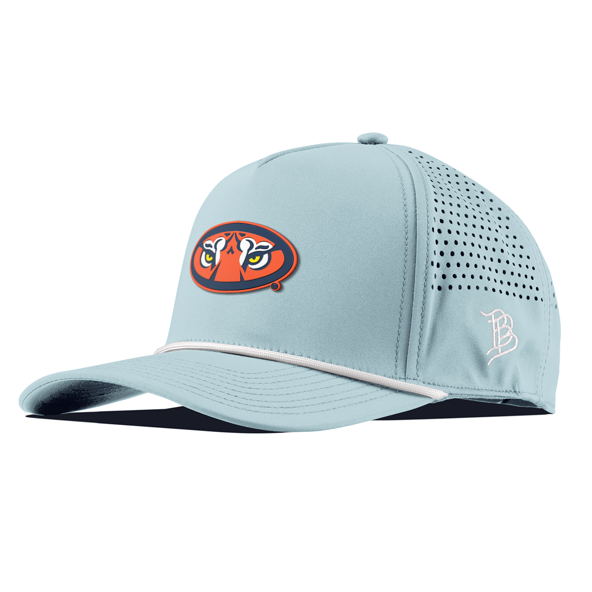 Auburn University "Auburn Tiger Eyes" Curved 5 Panel Rope Sky Blue