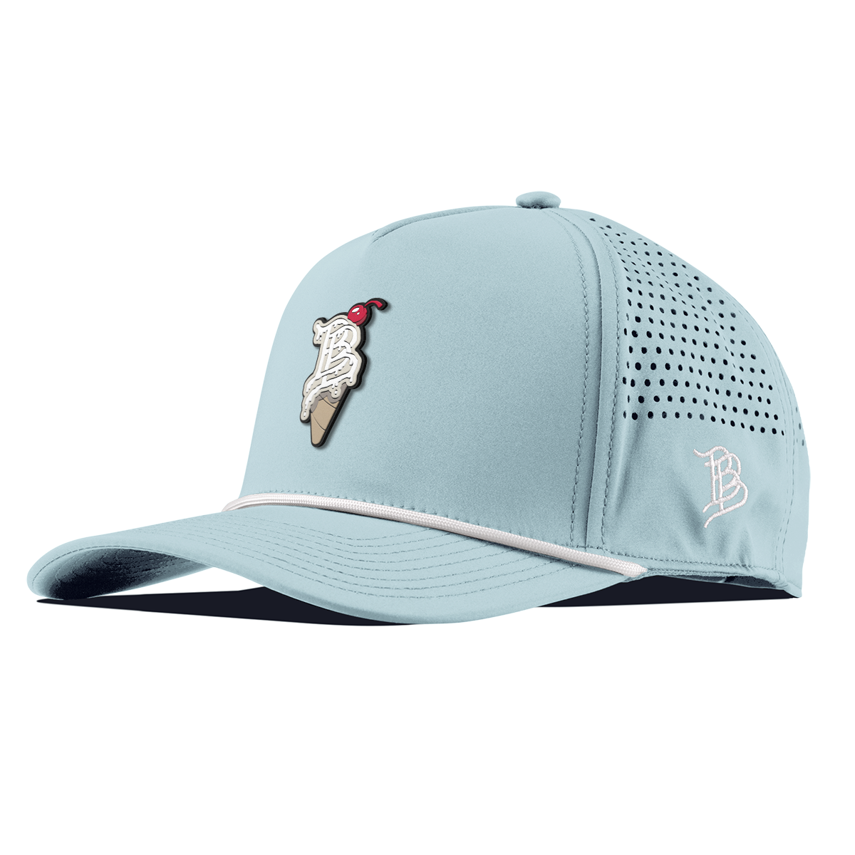 BB Drip Cone Curved 5 Panel Rope Sky Blue