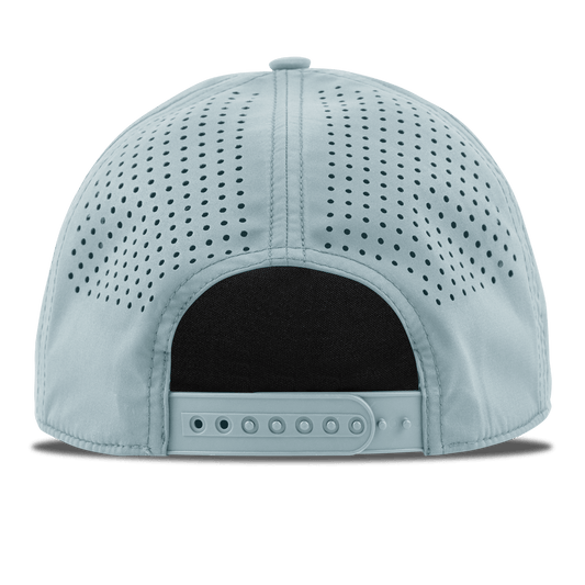 Sky Blue BB Baseball Curved 5 Panel Rope Back Sky Blue/White