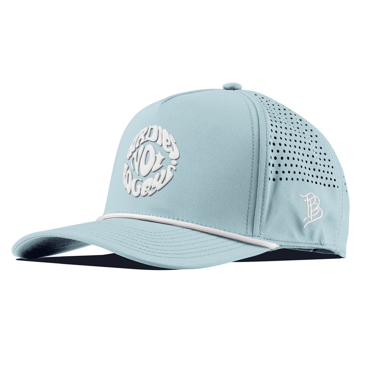 Birdies Not Bogeys® Curved 5 Panel Rope Sky Blue