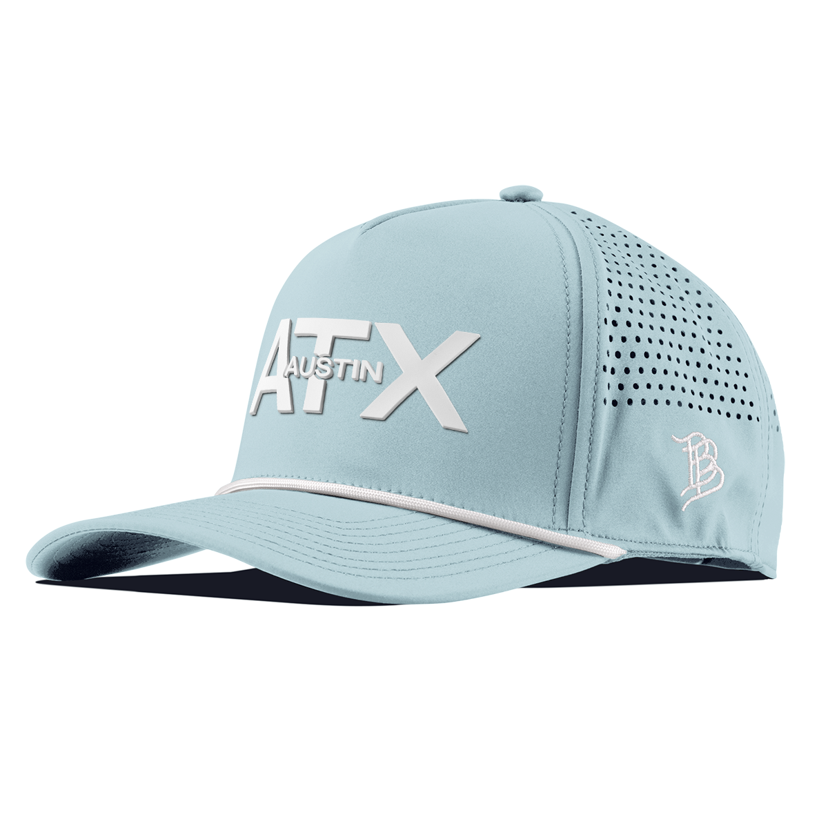 City Block Austin Curved 5 Panel Rope Sky Blue