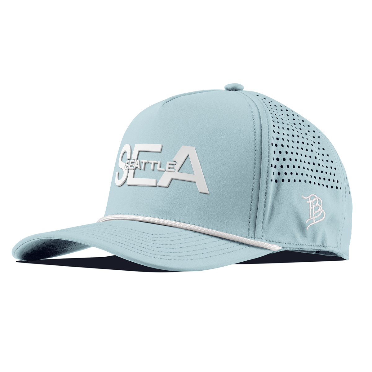 City Block Seattle Curved 5 Panel Rope Sky Blue
