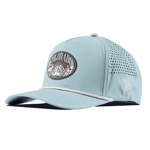 Colorado Traveler Curved 5 Panel Rope Sky Blue