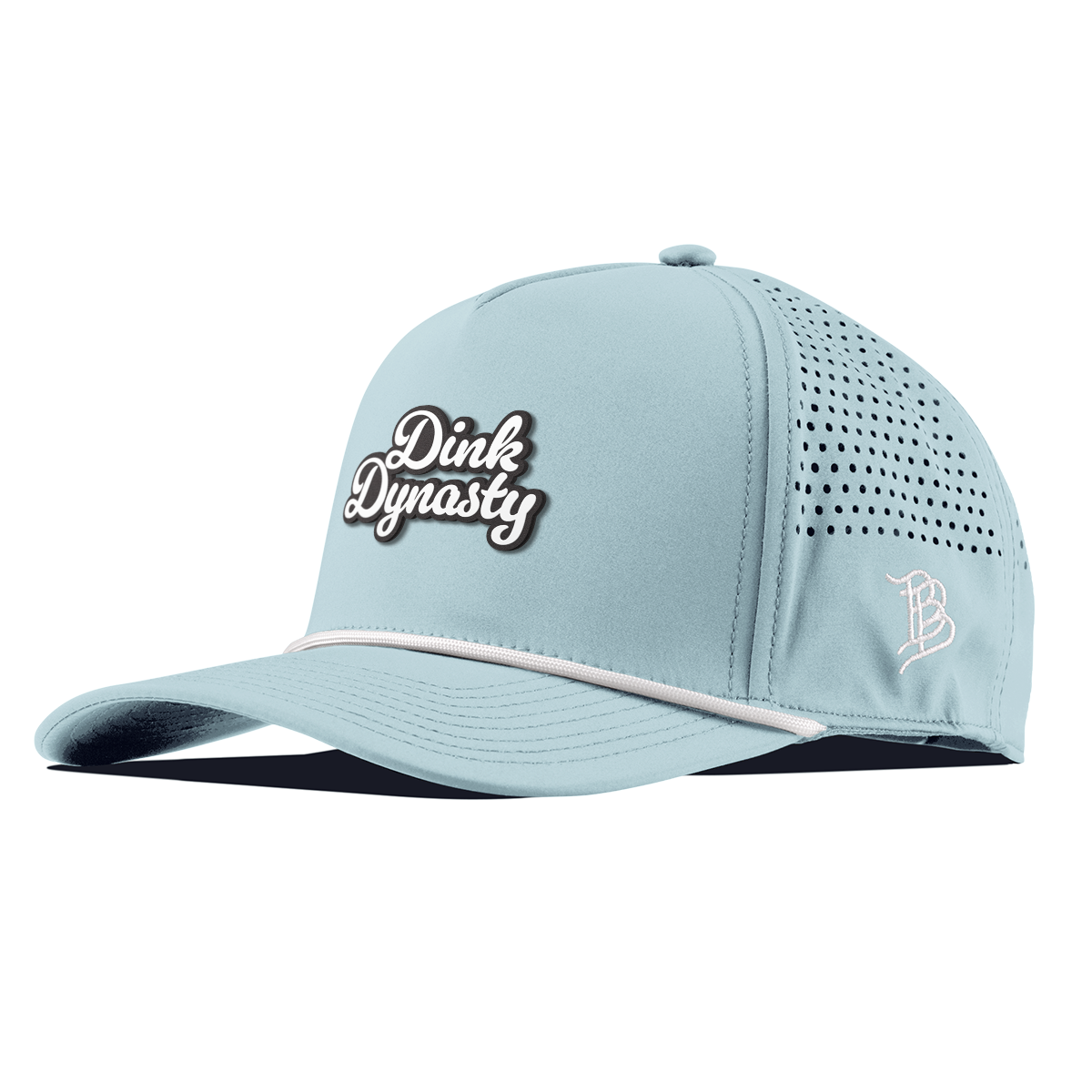 Dink Dynasty Script Curved 5 Panel Rope Sky Blue