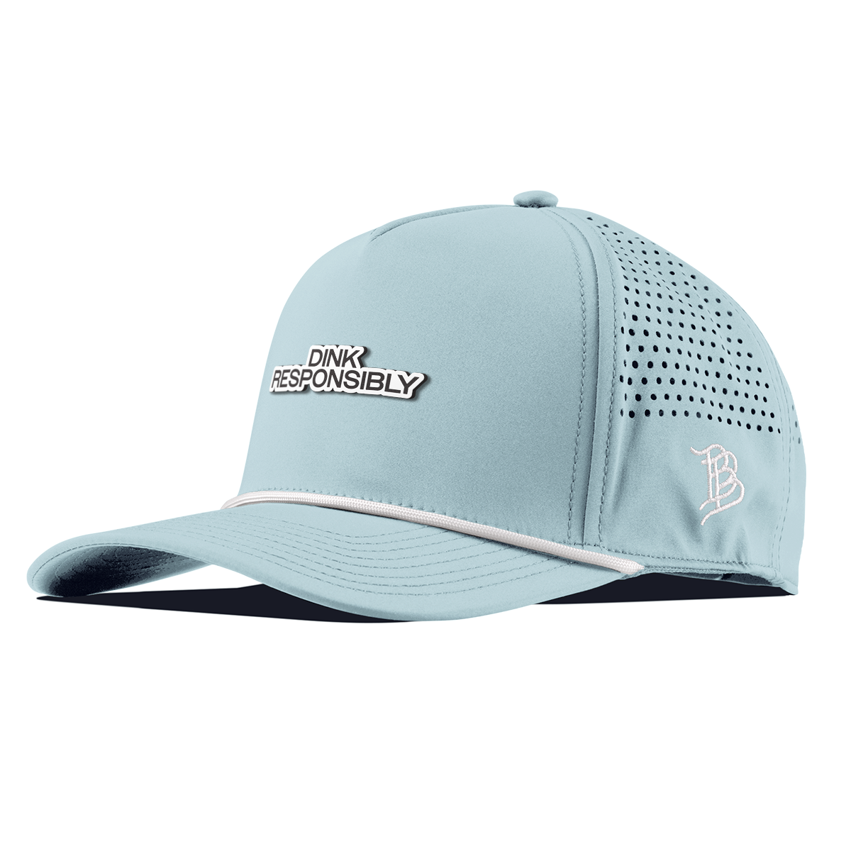 Dink Responsibly Curved 5 Panel Rope Sky Blue