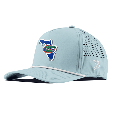 University of Florida "Gator State" Curved 5 Panel Rope Sky Blue
