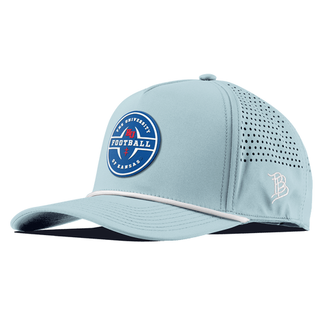 University of Kansas "Kansas Football Legacy" Curved 5 Panel Rope Sky Blue