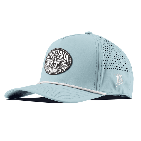 Louisiana Traveler Curved 5 Panel Rope Sky Blue