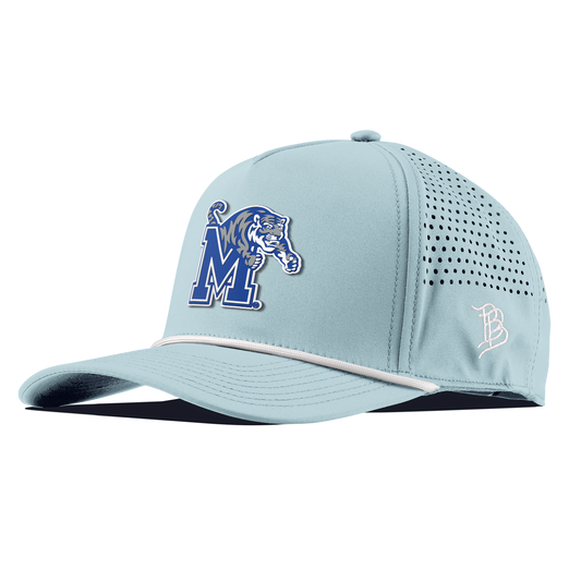 University of Memphis "Memphis Team Logo" Curved 5 Panel Rope Sky Blue