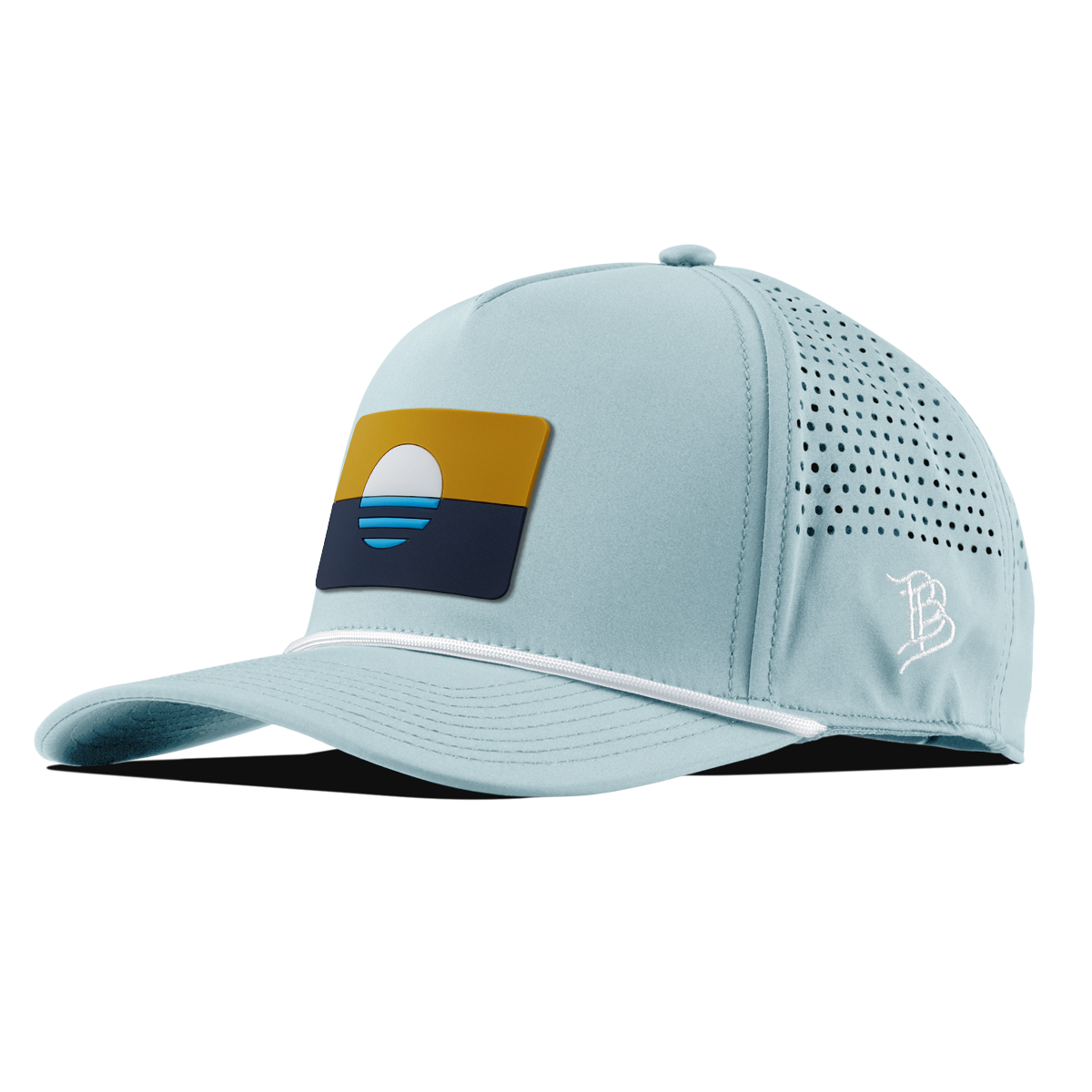 Milwaukee Flag PVC Curved 5 Panel Rope Skyblue