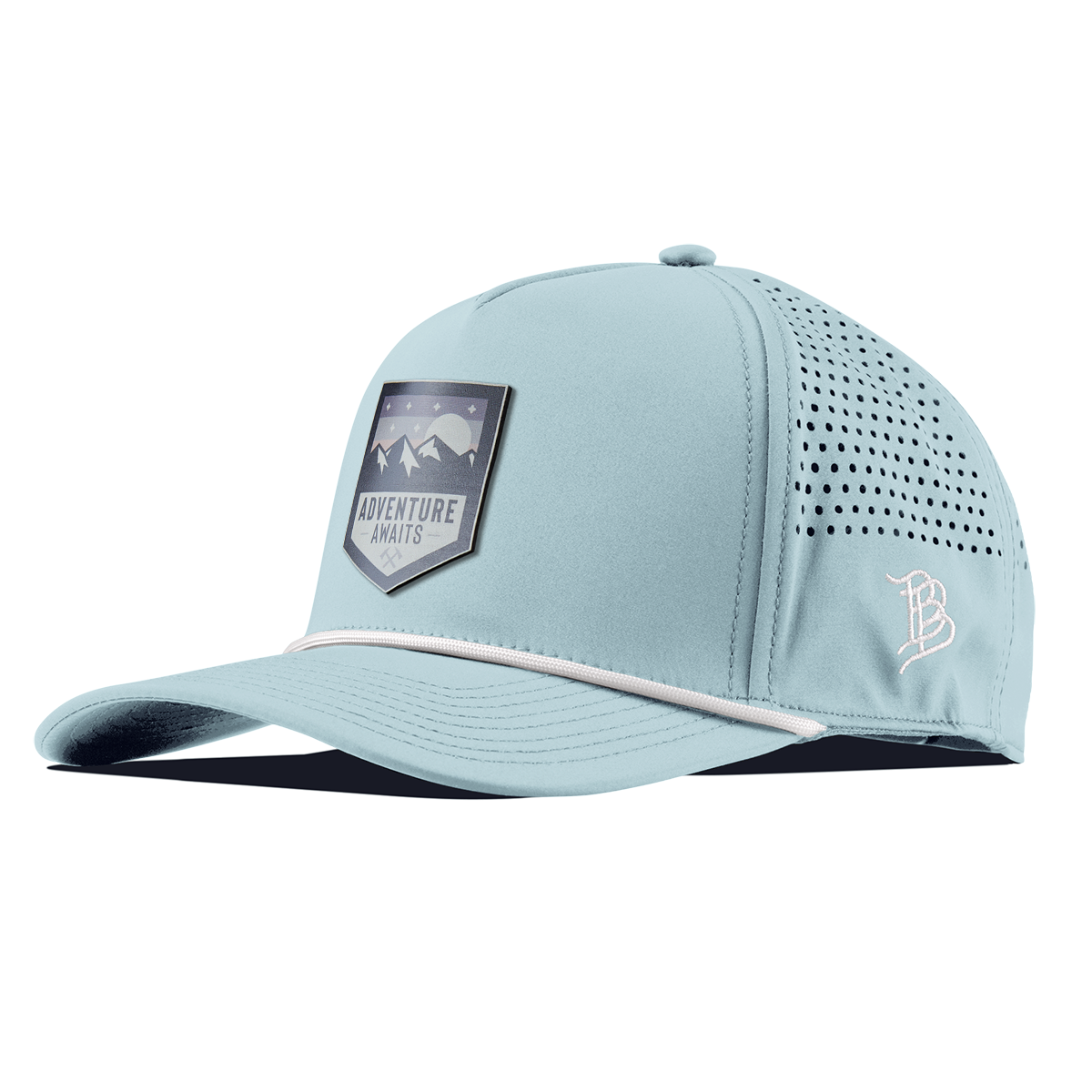 Moonlight Adventure Curved 5 Panel Rope Sky Blue