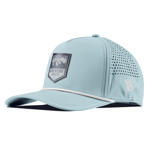 Moonlight Adventure Curved 5 Panel Rope Sky Blue