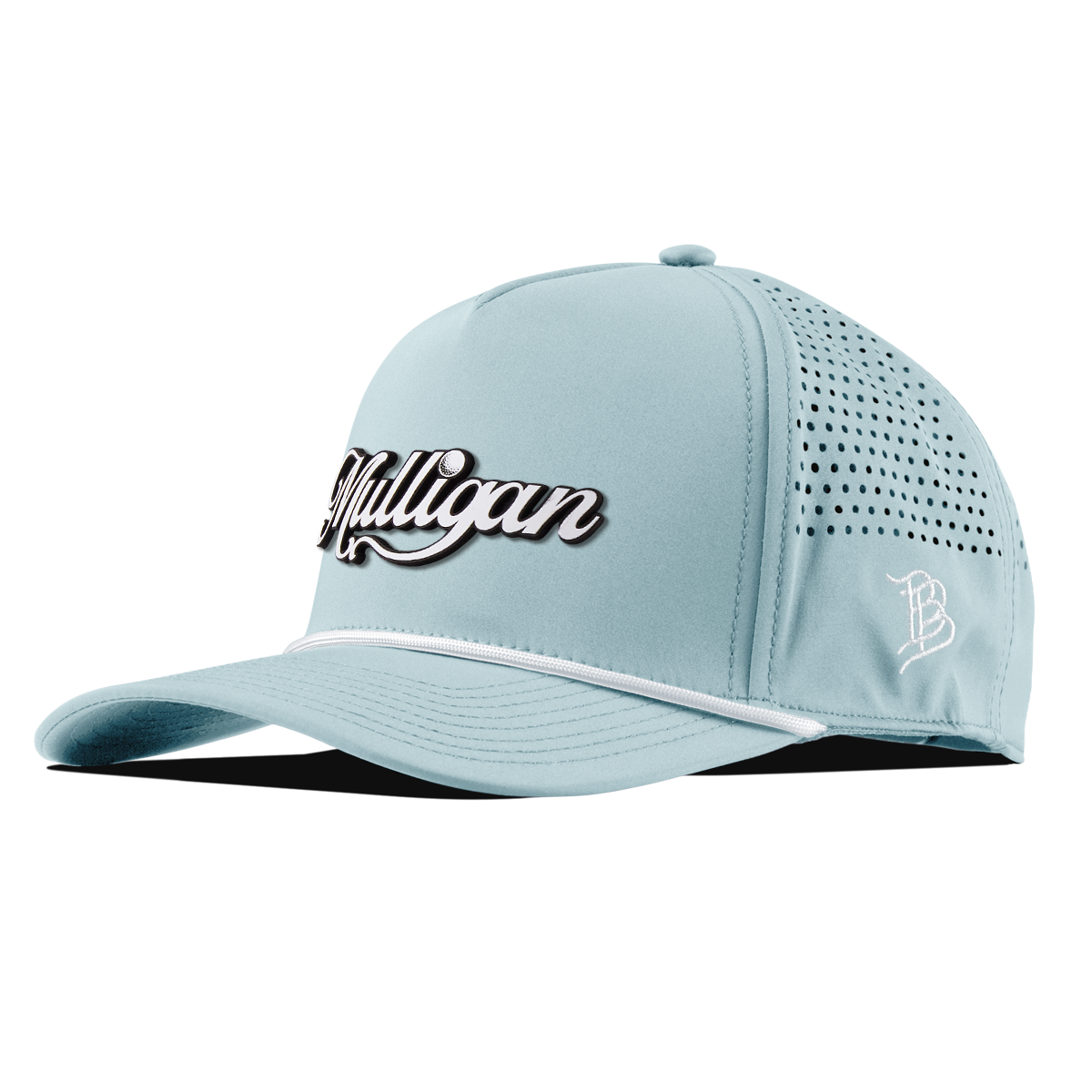 Mulligan Curved 5 Panel Rope Sky Blue