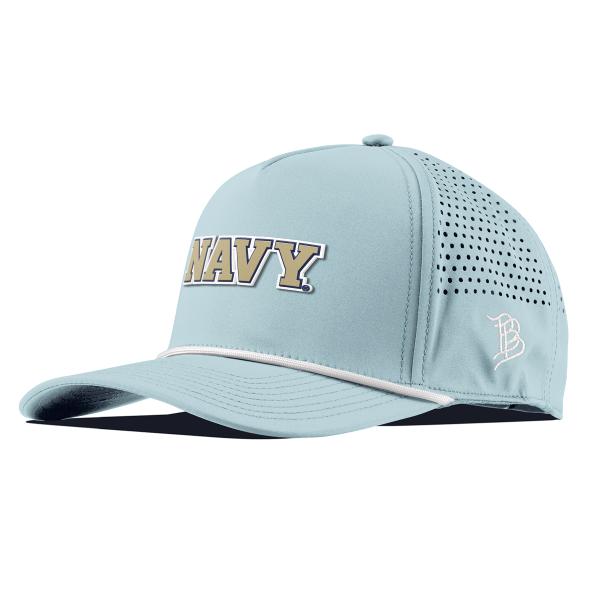 United States Naval Academy "Naval Academy Block" Curved 5 Panel Rope Sky Blue