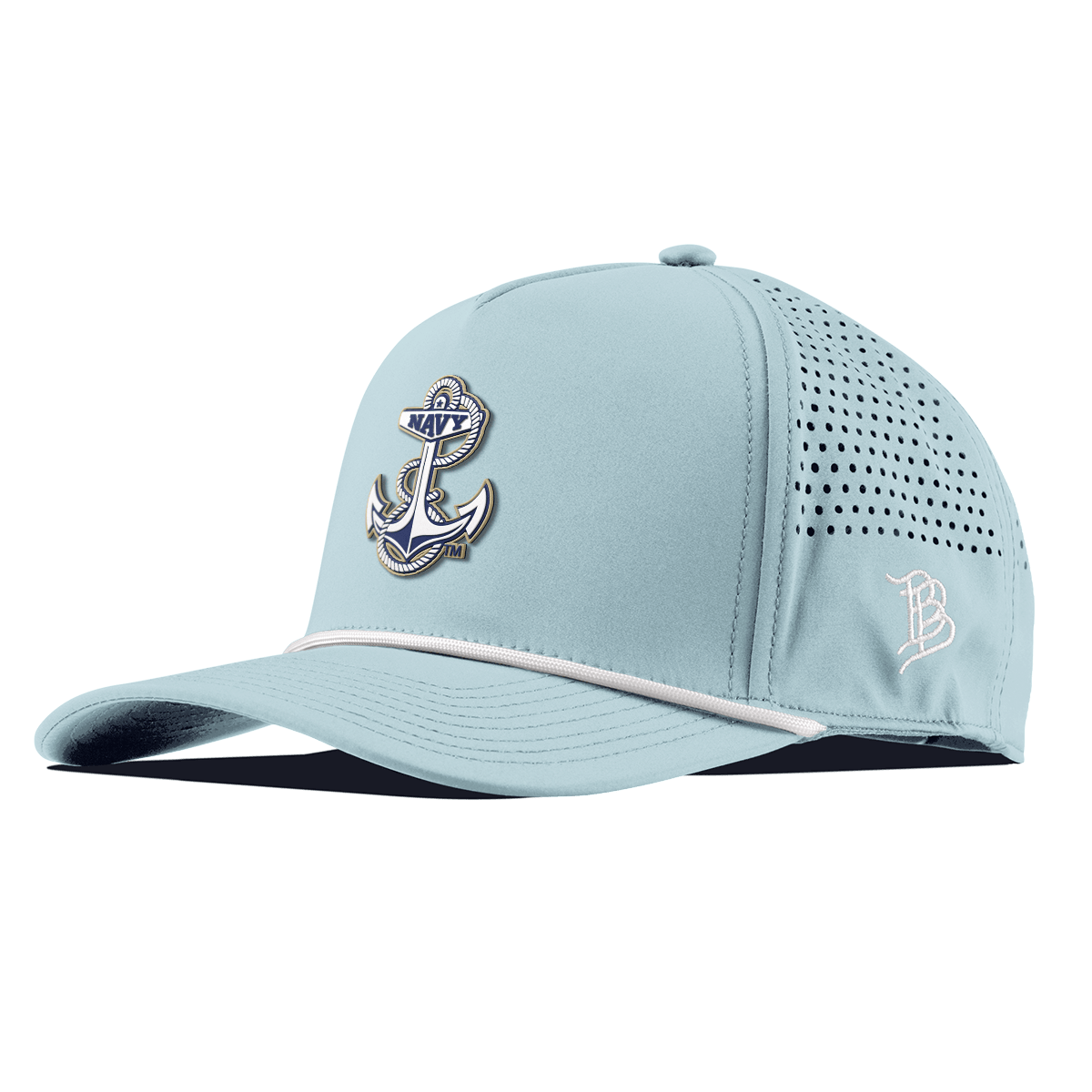 United States Naval Academy "Naval Academy Midshipman" Curved 5 Panel Rope Sky Blue
