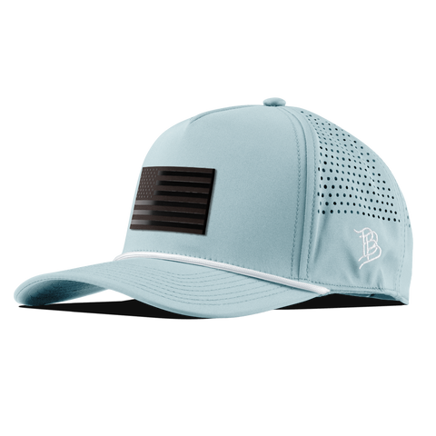 Old Glory Midnight Curved 5 Panel Rope Sky Blue/White