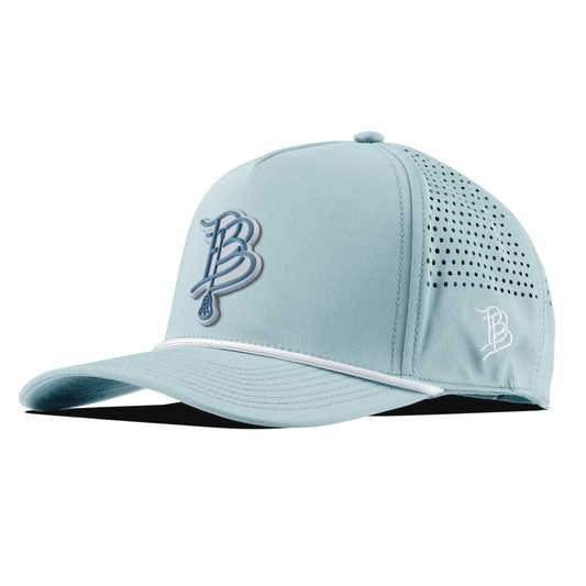 Sky Blue BB Lacrosse Curved 5 Panel Rope